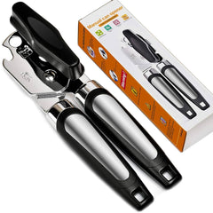 Stainless Steel Manual Can Opener Plus Bottle Opener