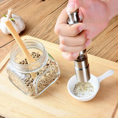 Premium Stainless Steel Manual Pepper Mill