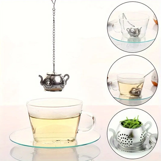Kettle-Shaped Stainless Steel Tea Infuser