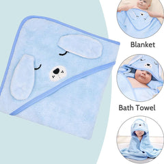 Ultra-Soft Hooded Baby Bath Towel – Highly Absorbent Microfiber Towel for Infants & Toddlers