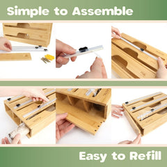 3 Layers Aluminum Foil Wrap Dispenser