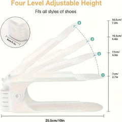 Adjustable Double-Layer Shoe Rack
