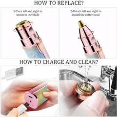 2 in 1 Facial Hair Remover