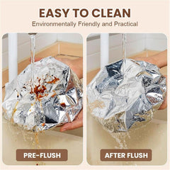 10pcs aluminum foil Food Plate cover