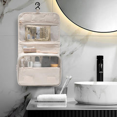 Travel-Friendly Waterproof Makeup & Toiletries Organizer Pouch