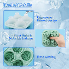Rose Shaped IceCube Tray