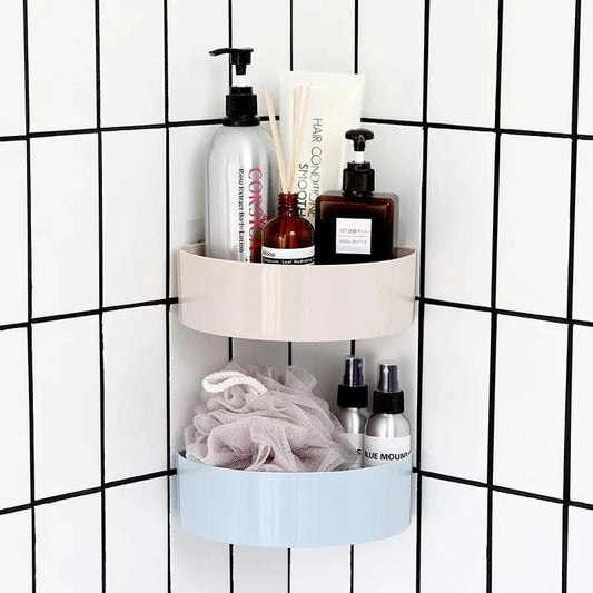 BATHROOM CORNER PLASTIC RACK