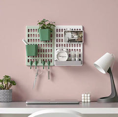 Home Decor Hole Wall Board With Shelves And Hooks