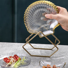 Modern Luxury Multi-Section Snack & Fruit Serving Tray Set