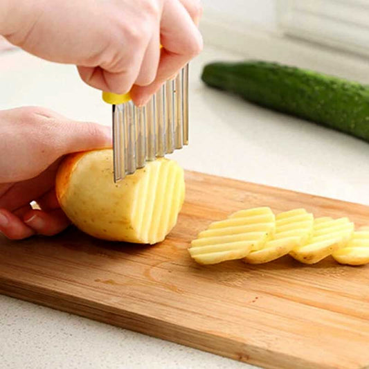 Stainless Steel Vegetables Crinkle Cutter