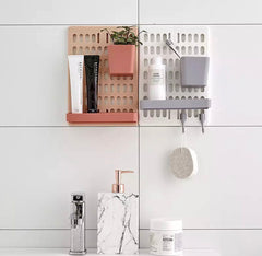 Home Decor Hole Wall Board With Shelves And Hooks