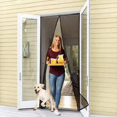 Magic Mesh Door Cover (18 Magnets)
