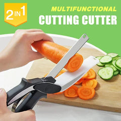 Clever Cutter (2 in 1 Utility Scissor)