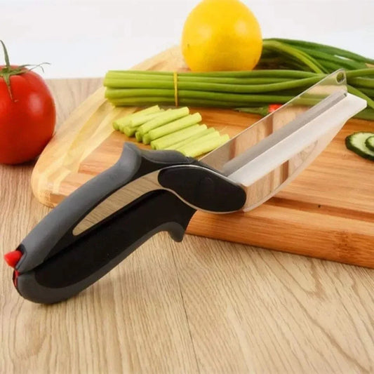 Clever Cutter (2 in 1 Utility Scissor)