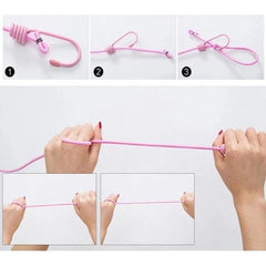 Clothesline with 12 Metal Clips