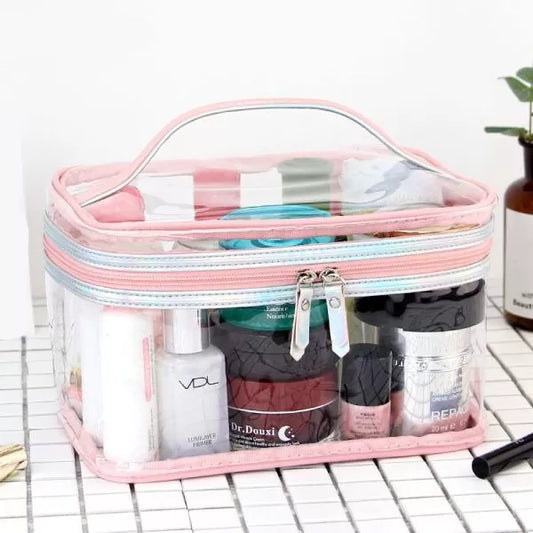 Cosmetic Organizer Pink Pouch