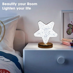 Crystal Rechargeable Star Lamp