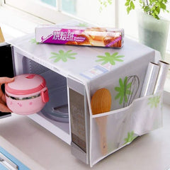 Waterproof microwave cover with side pockets