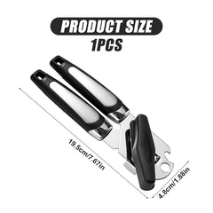 Stainless Steel Manual Can Opener Plus Bottle Opener