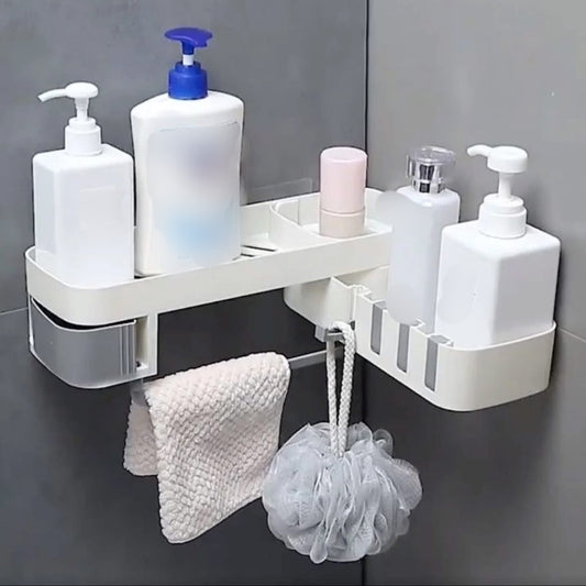 Extendable Bathroom Corner Shelf