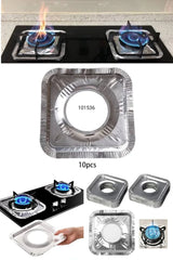 Aluminium Stove Cover Pack of 10 ( BUY 1 PACK GET 1 PACK FREE )