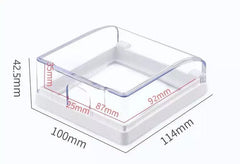 Socket Cover, Self-Adhesive Waterproof Socket Protection, Anti Dust Wall Mounted Cover