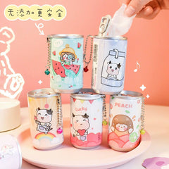 Canister Keychain Wet Wipes(30 Wipes In 1 Can)