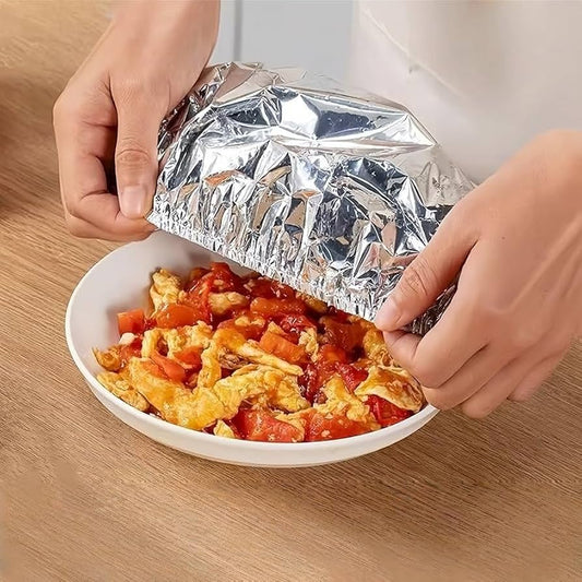 10pcs aluminum foil Food Plate cover