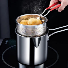 Deep Frying Pot Stainless Steel