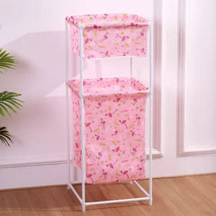 Double Layer Foldable Laundry Basket