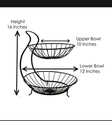 Double Layer Fruit Basket