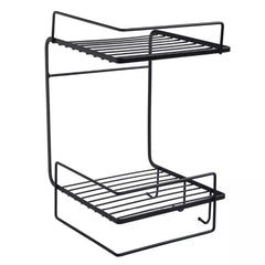 Double Layer Iron Wall Mounted Shelf