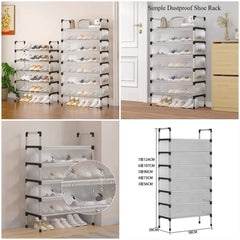 Dust Proof Multi Layer Shoe Rack