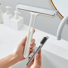 4-in-1 shower squeegee & multifunction glass cleaner