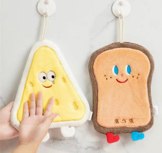 Cute Cartoon Hand Towel (Double Thickness Highly Absorbent)