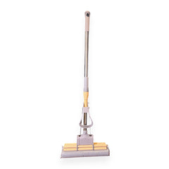 Dual-Roller PVA Sponge Mop with Telescopic Handle – Super Absorbent Indoor Floor Cleaner