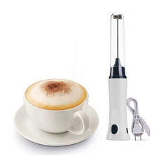 Rechargeable Electric Milk & Coffee Beater — Hand-Held Frother for Café-Style Drinks