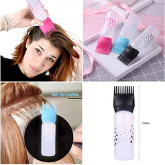 Hair oil applicator comb bottle 120ml