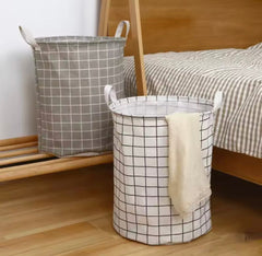 Foldable Laundry Basket (Fabric Material)