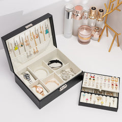 Double Layer Leather Luxury Organiser