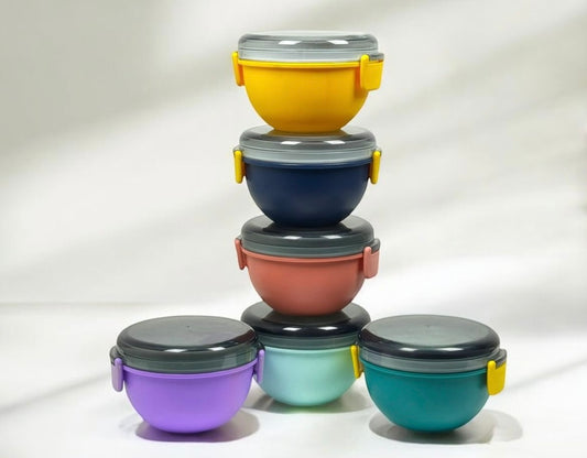 Airtight Lunch Boxes (Square and Round)