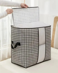 Checks Printed Storage Bag