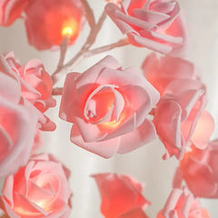 LED Rose Tree Night Light – Pink
