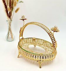 European Style Luxury Tray With Handle
