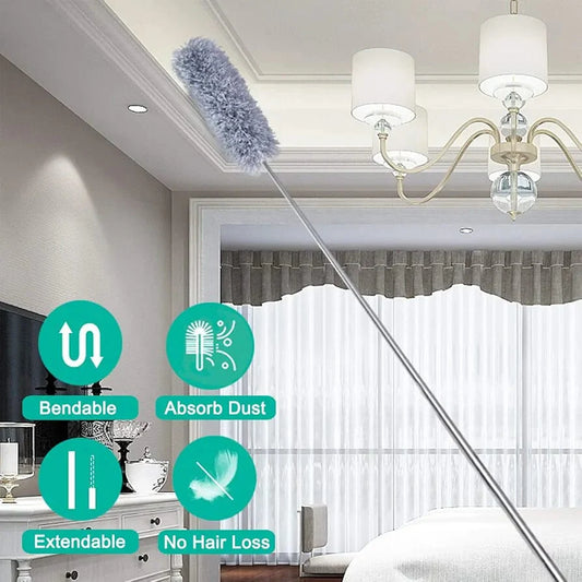 Foldable Cleaning Grey Duster (Premium Quality) (Big Size)