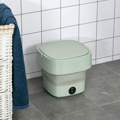 Foldable Electric Mini Washing Machine With Dryer Option
