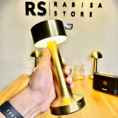 Golden LED Desk Lamp with Touch Sensor - 3 Light Modes