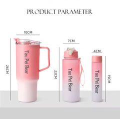 Gradient Tumbler And Bottles (Set of 3)
