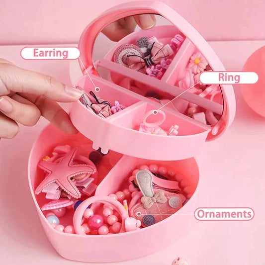 MINI HEART SHAPE JEWELLERY BOX