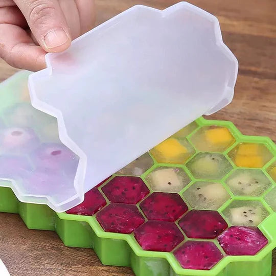 Honeycomb Ice Tray With Lid